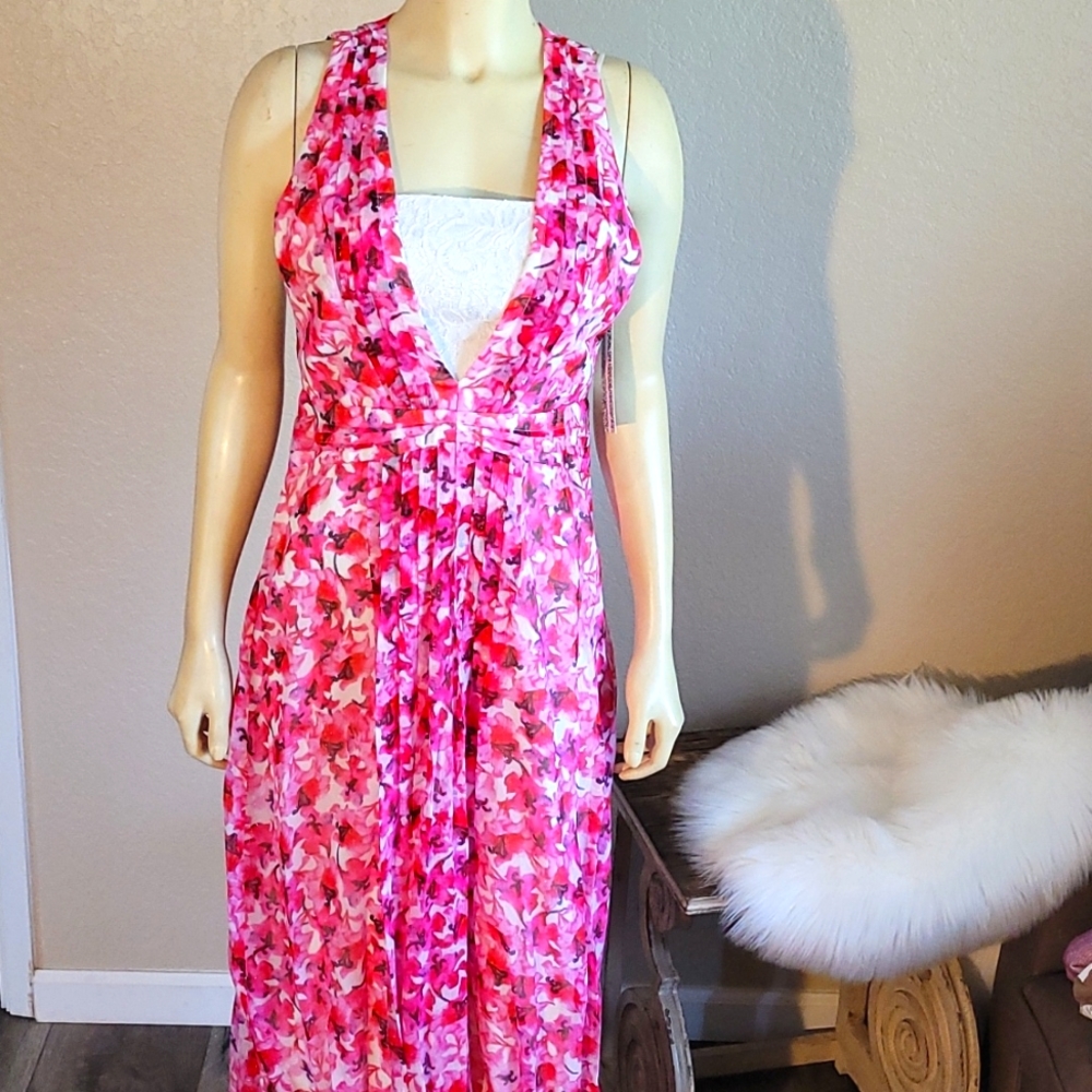 Kay Unger silk floral dress 4 Barbie